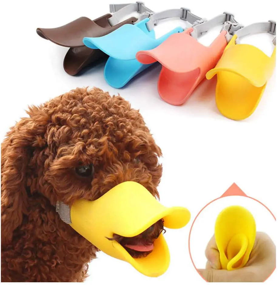 Yellow duck dog masks