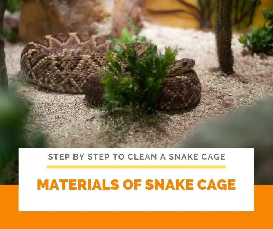 Materials Of Snake Cage