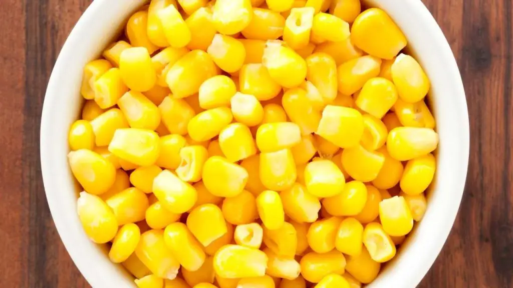 Nutritional Information Of Corn